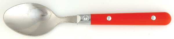 Casual Living-Red (Stainless, Plastic) Place/Oval Soup Spoon