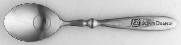 John Deere -Engraved (Stainless) Place/Oval Soup Spoon