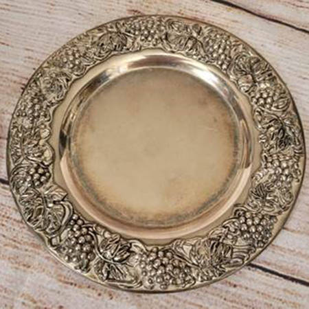 Grape (Silverplate, Hollowware) Communion Paten