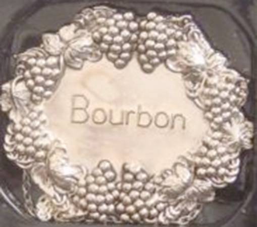 Grape (Silverplate, Hollowware) Decanter Label