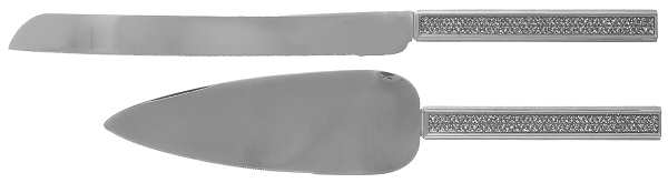 Razzle Dazzle (Silverplate, Hollowware) 2 Piece Cake Serving Set (CAKSL & CAKST)
