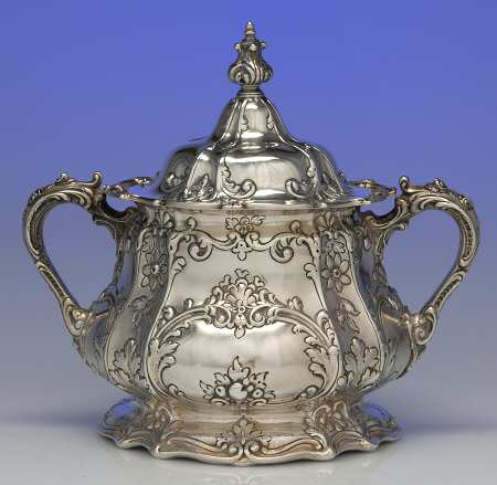 A511 (Sterling, Hollowware) Sugar Bowl & Lid
