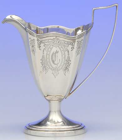 Plymouth-Engraved (Sterling, Hollowware, A2311) Mini Creamer