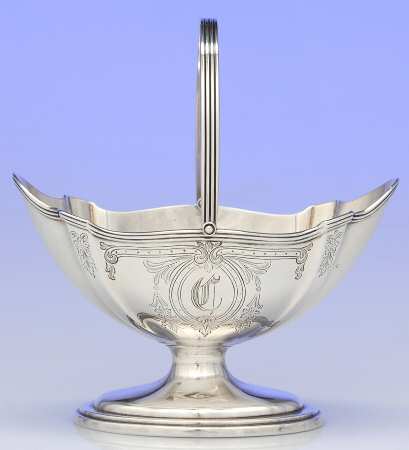 Plymouth-Engraved (Sterling, Hollowware, A2311) Mini Open Sugar Bowl