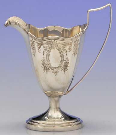 Plymouth-Engraved (Sterling, Hollowware, A2311) Demi Creamer