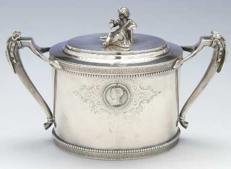 261 (Coin, Hollowware) Sugar Bowl with Lid