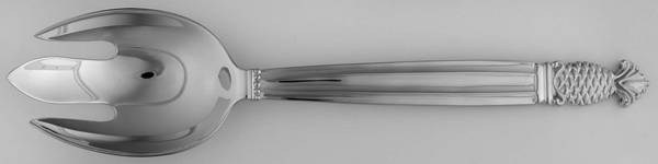 Pineapple (Silverplate) Solid Salad Serving Fork