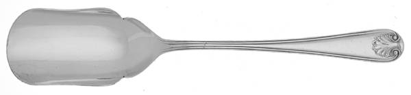English Shell (Silverplate) Solid Cheese Scoop