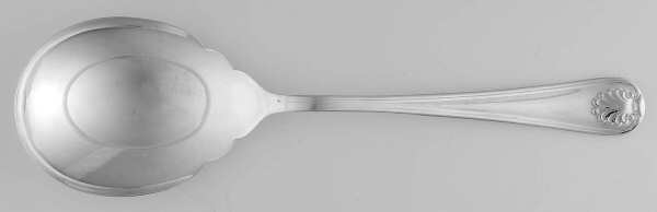 English Shell (Silverplate) Solid Smooth Casserole Spoon