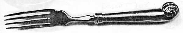 GTD3 (Sterling) Individual Hollow Fish Fork, Stainless Tines