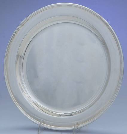 Colonial (Silverplate, Hollowware) 13" Round Tray