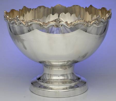 Silverplate Hollowware Punch Bowl