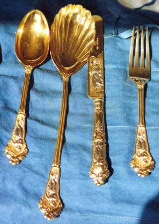 GWA1G (Sterling, Gold Vermeil) by George William Adams