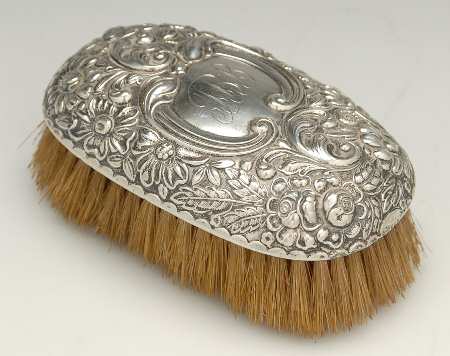 Repousse Chased (Sterilng, Hollowware) Military Brush