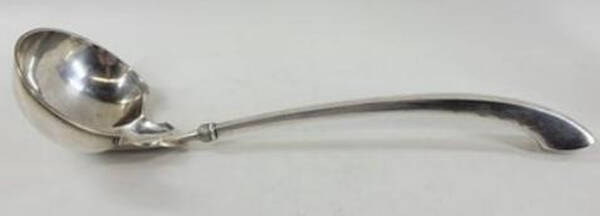 Angelo (Sterling, 1870) Hollow Handle Soup Ladle with Solid Bowl