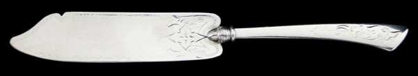 Angelo (Sterling, 1870) Sterling Blade Ice Cream Slicer,Hollow,Bright Cut