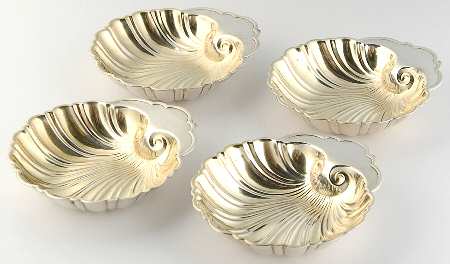 10A (Sterling, Hollowware) PLACE CARD HOLDER (SET OF 4)