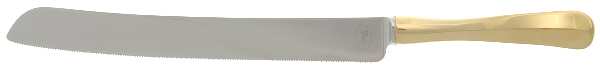 Georgian (Gold Electroplate) Wedding Cake Knife with Stainless Blade
