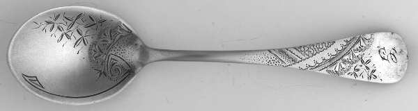 GES39 (Sterling) Ice Cream Spoon Bright Cut
