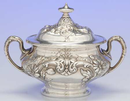 Marguerite (Sterling, Hollowware) Sugar Bowl & Lid