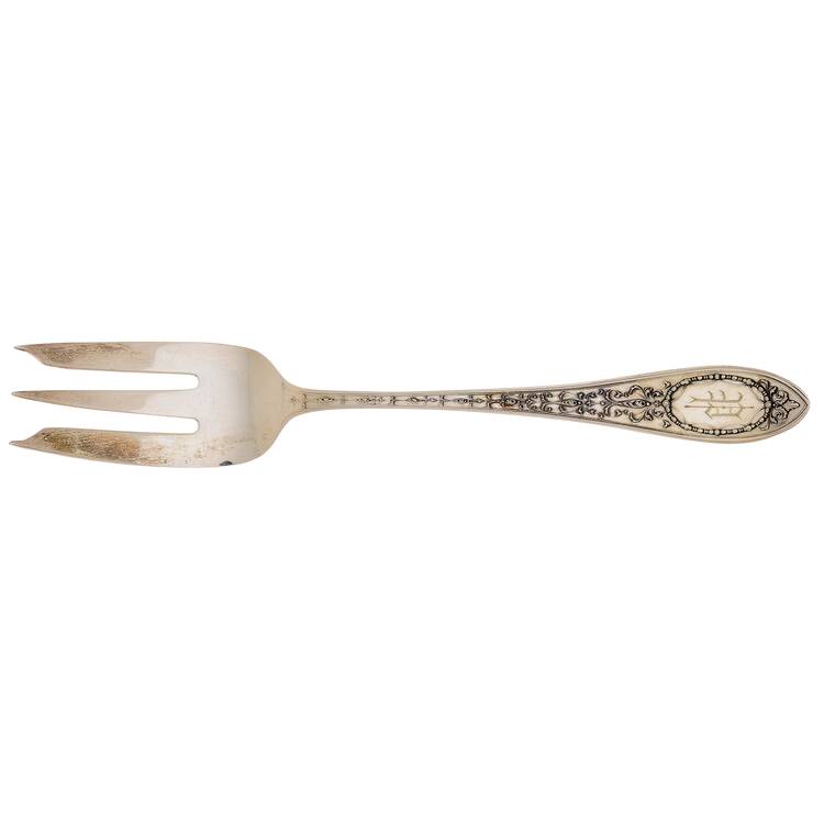 Adam (Sterling, 1922, Monograms) Individual Pie Fork