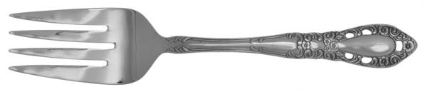 Angelica (Stainless) Medium Solid Cold Meat Serving Fork