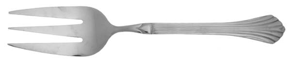 Flare II (Stainless) Medium Solid Cold Meat Serving Fork