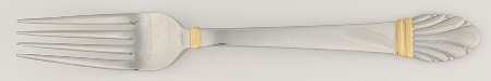 Adria (Silverplate, Gold Accent) Fork