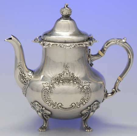 Strasbourg-Hand Chased (Strl, Hlwr, Older) Teapot