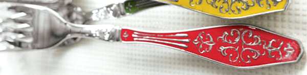 Versailles-Red (Stainless) Fork
