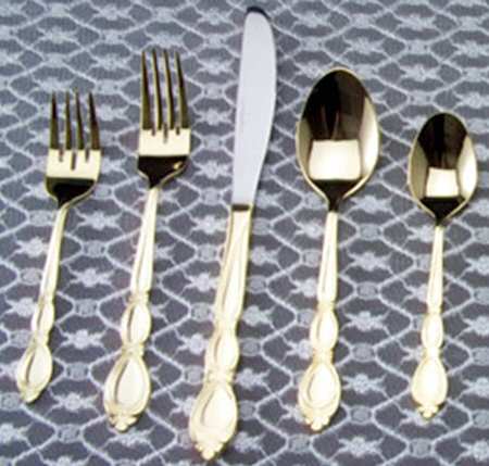 Old Avignon (Gold Electroplate) Fork