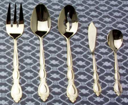 Old Avignon (Gold Electroplate) Tablespoon (Serving Spoon)