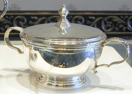 George I (Sterling, Hollowware) Sugar Bowl & Lid