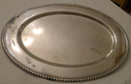 YC1280 (Silverplate, Hollowware) 14" Oval Serving Platter
