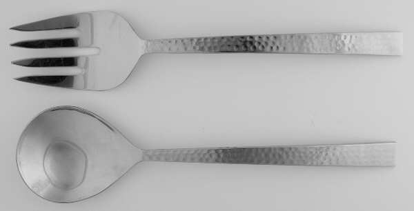 Craft Chic (Stainless) (2 Pc) Solid Salad Set