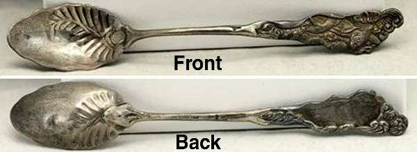 Seashell Theme (Sterling, 1884) Five O'Clock Spoon