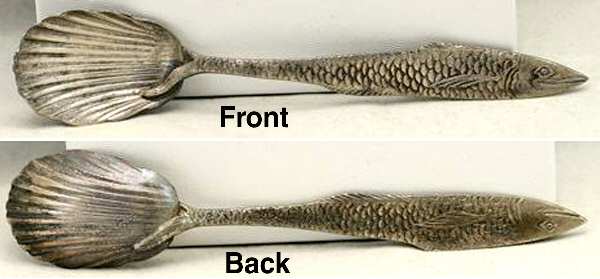 Seashell Theme (Sterling, 1884) Five O'Clock Spoon