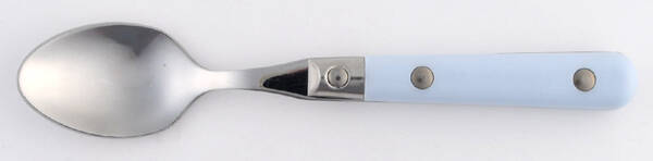 Panda Babies-Baby Blue (Stainless) Straight Handle Baby Spoon