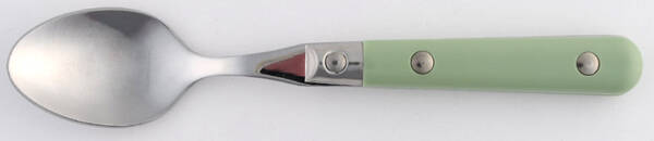 Le Prix-Spring Green (Stainless) Straight Handle Baby Spoon