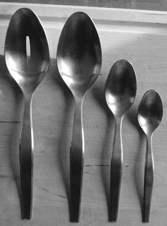 Frame (Stainless) Pierced Tablespoon (Serving Spoon)