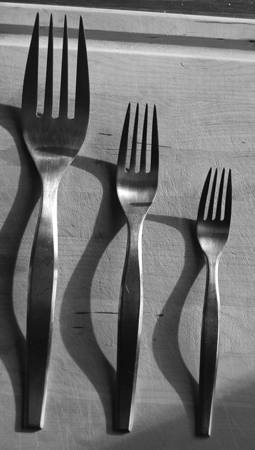 Frame (Stainless) Medium Solid Cold Meat Serving Fork