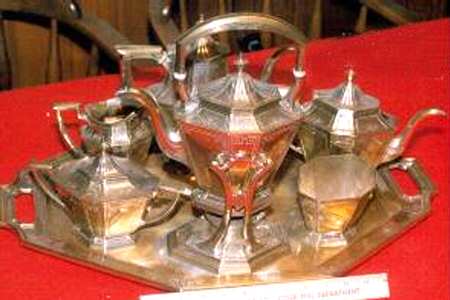 9701 (Sterling, Hollowware) 7 Piece Tea Set (SCP, STP, SCR, SSU, SWB, SKES & WTL)