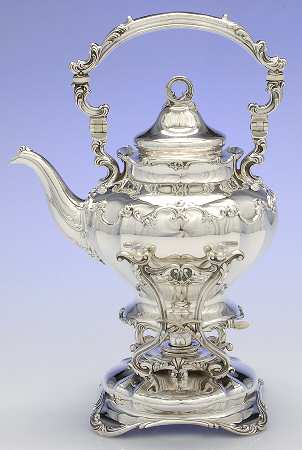A561 (Sterling, Hollowware) Kettle, Stand & Burner
