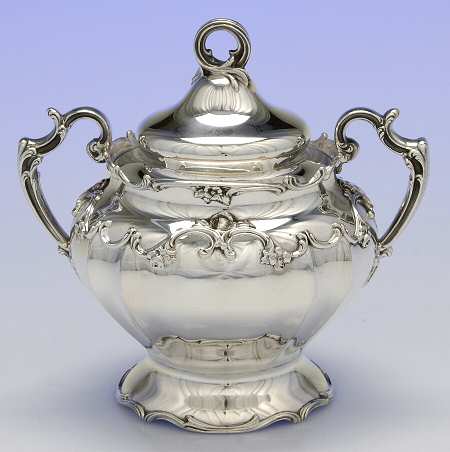A561 (Sterling, Hollowware) Sugar Bowl & Lid