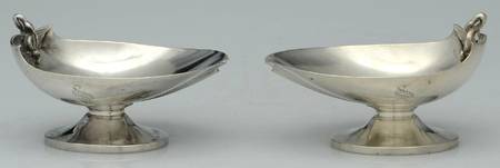 Isis (Sterling, Hollowware) Nut Dish - Set of 2