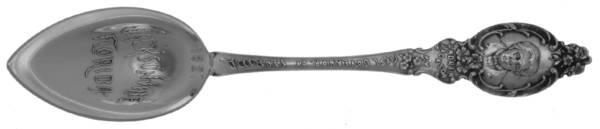 States & Cities Souvenir Spoons(Sterling) Fruit/Orange Souvenir Spoon