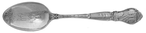 States & Cities Souvenir Spoons(Sterling) New York Teaspoon