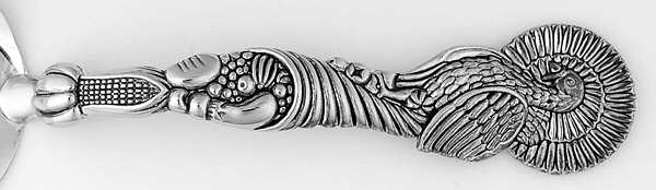 Turkey (Silverplate) Cranberry Server, Solid Piece