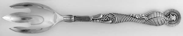 Turkey (Silverplate) Solid Serving Fork