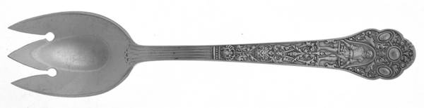 Medici-Old (Sterling, 1880, No Monograms) Ice Cream Fork